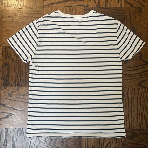 2 J. Crew T-Shirts Bundle Men’s Large Naval Stripe and Green Tie-dye EUC - Picture 7 of 7